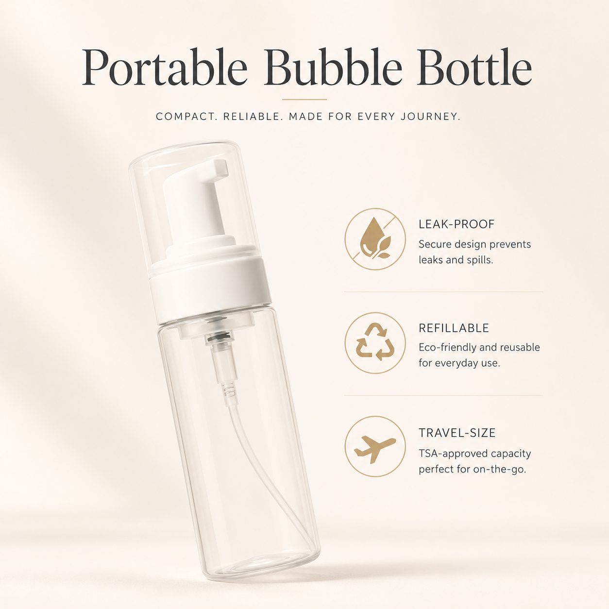 Sova Foam Cleanser Bottle